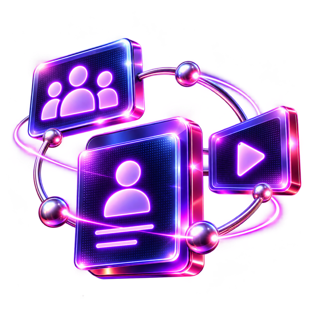 NovaGalaxy: member accounts, media, private communications and relationship records in a connected galaxy